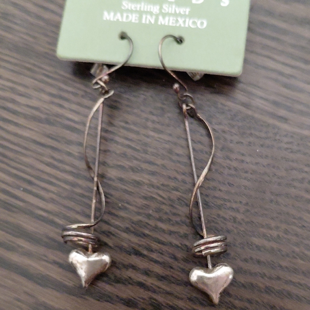 Sterling Silver Heart Earrings